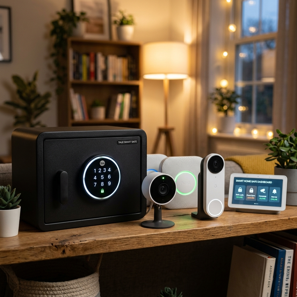 Smart Home Safe – Alarm, WIFI, Fireproof