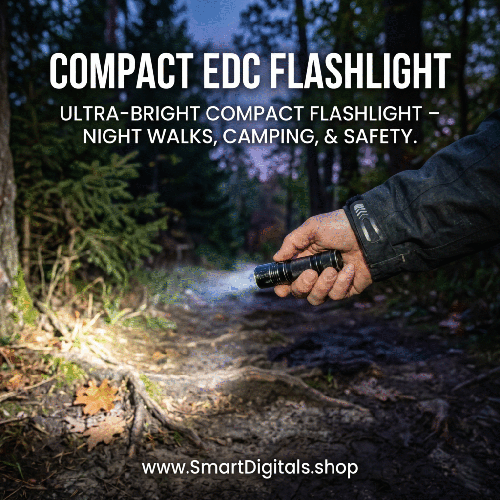 Compact EDC Flashlight, Ultra-Bright Compact Flashlight – www.SmartDigitals.shop 