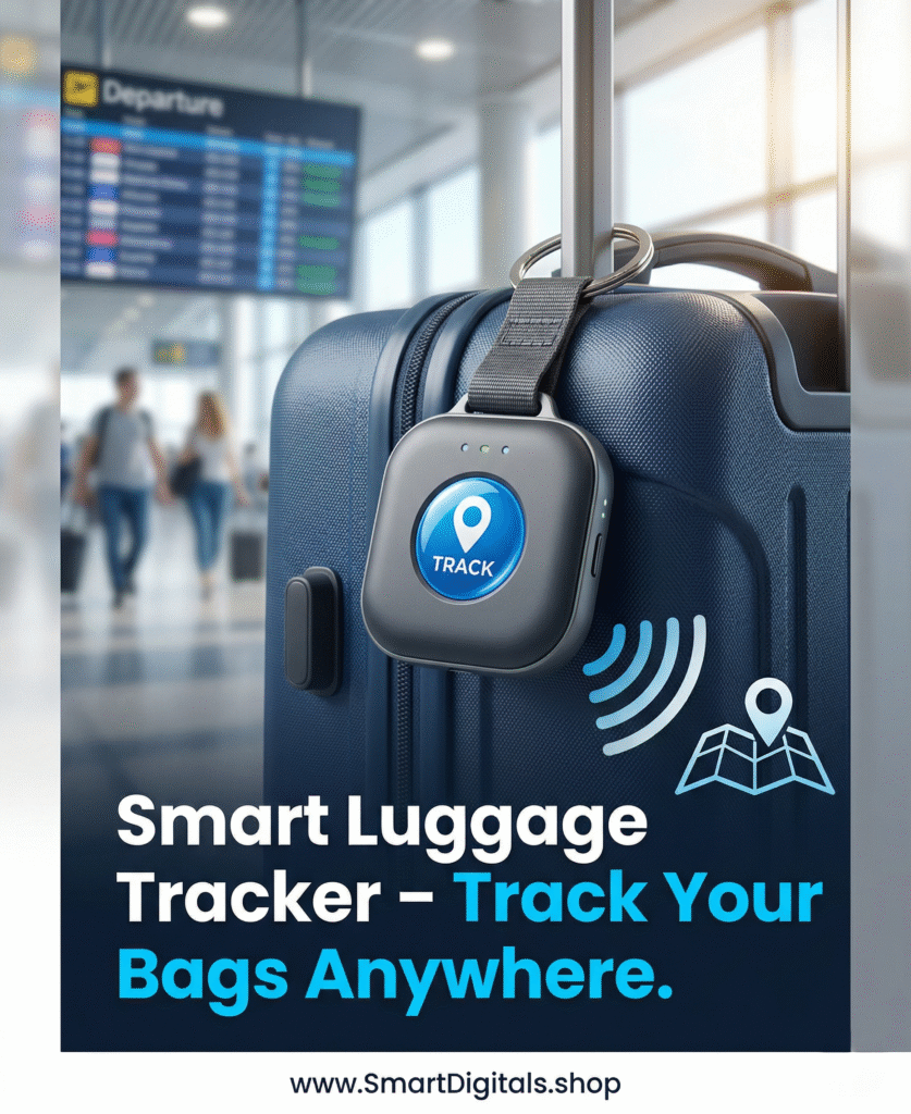 Smart Luggage Tracker – Track Your Bags Anywhere from SMart Digitals Shop