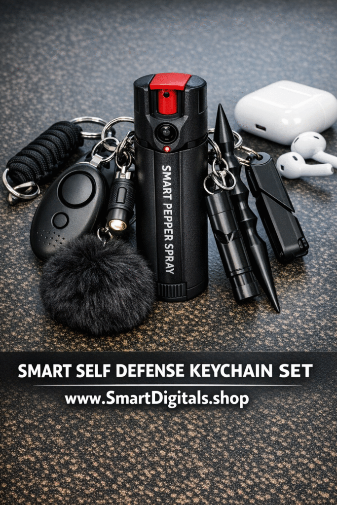Smart Self Defense Keychain Set www.SmartDigitals.shop
