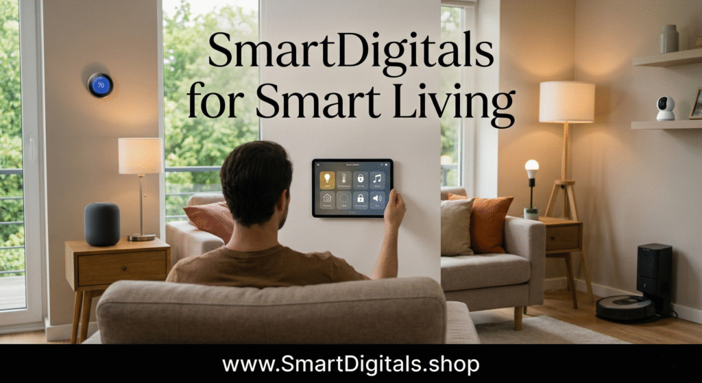 Covers devices and systems that protect homes, including cameras, alarms, smart locks, and AI-powered monitoring solutions. 