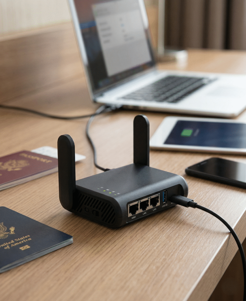 Travel Router – Secure Internet Anywhere
Portable Wi-Fi Router – Safe Browsing on the Go, from SmartDigitals.shop