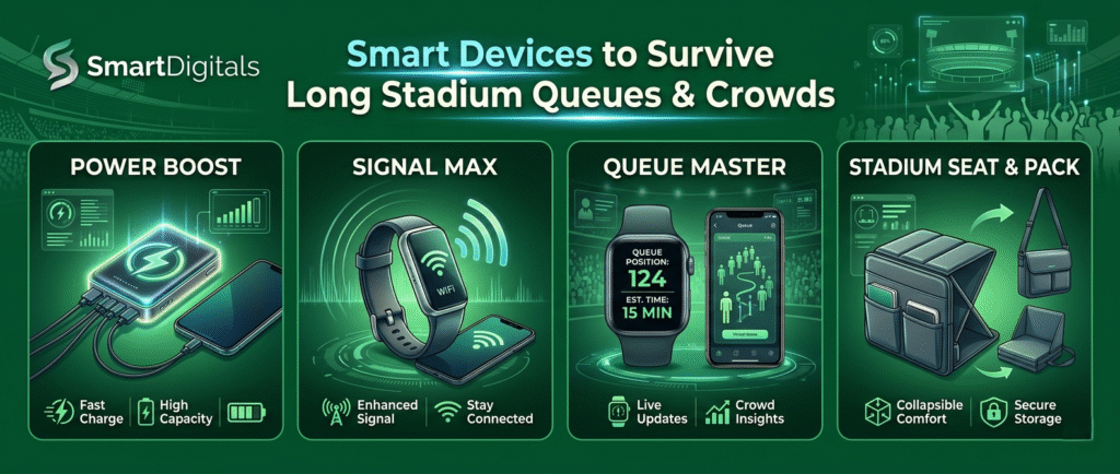 Shop Smart Devices to Survive Long Queues & Crowds